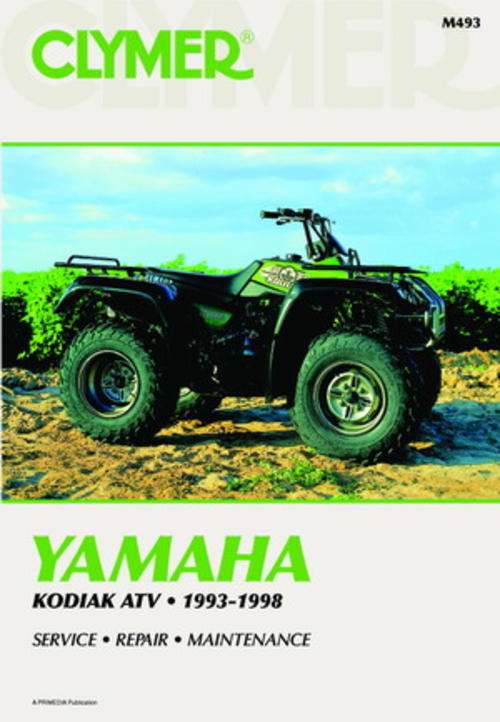 Clymer M493 Yamaha Kodiak ATV  (1993 to 1998) Repair Manual