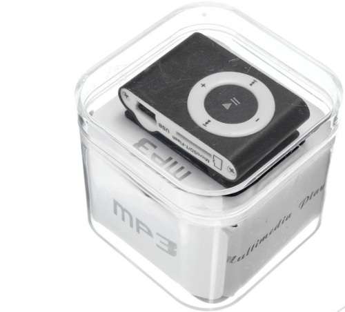 New! Slim Silver Mp3 Multimedia Player W/ Usb Flash  (Brand New)
