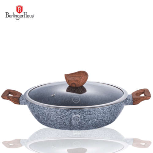 Berlinger Haus -28cm Marble Coating Induction Shallow Pot, Forest Line ( PLEASE READ BEFORE BIDDING)