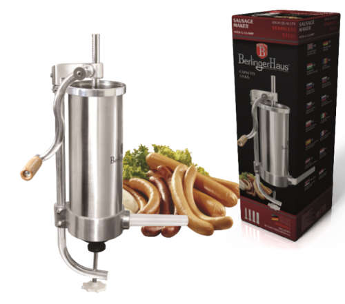 Berlinger Haus - 3kg Stainless Steel Vertical Sausage Stuffer