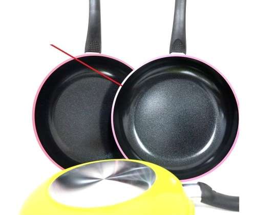 Changing Color * Desinged in Brasil * 28cm Magic Therm Line Fry Pan *