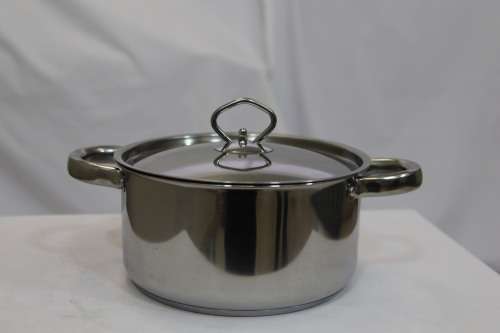 CHUKBOK -  Stainless Steel Induction Ready Cookware Casserole 18cm + Lid(Display Item)