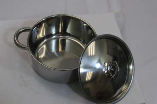 CHUKBOK -  Stainless Steel Induction Ready Cookware Casserole 18cm + Lid(Display Item)