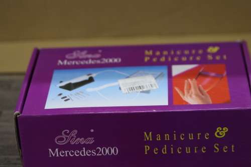 Professional Manicure Pedicure Machine Kit Set - Grey and Black (Second hand)