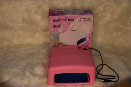 36w Gel Curing UV Nail Dryer Lamp - Pink (Display Item)