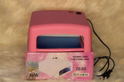 36w Gel Curing UV Nail Dryer Lamp - Pink (Display Item)