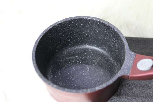 Royalty Line 16cm Marble Coating Sauce Pan- BURGUNDY (Second hand)