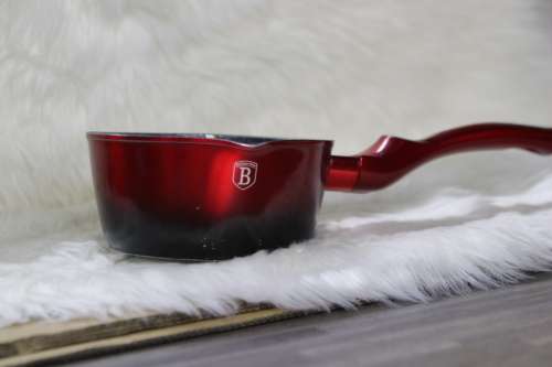 Berlinger Haus - 16 cm Metallic Line Marble Coated Sauce Pan - Burgundy(Second hand)