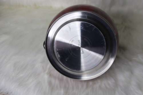 BERLINGER HAUS 3L STAINLESS STEEL WHISTLING KETTLE - BURGUNDY(SECOND HAND) (SKEWED)