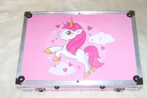 Unicorn Art Set with Aluminum Box for Kids - (145Piece)