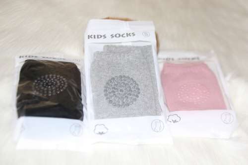 2 Pack Baby Knee Pads Protectors Toddler Crawling Socks Guards