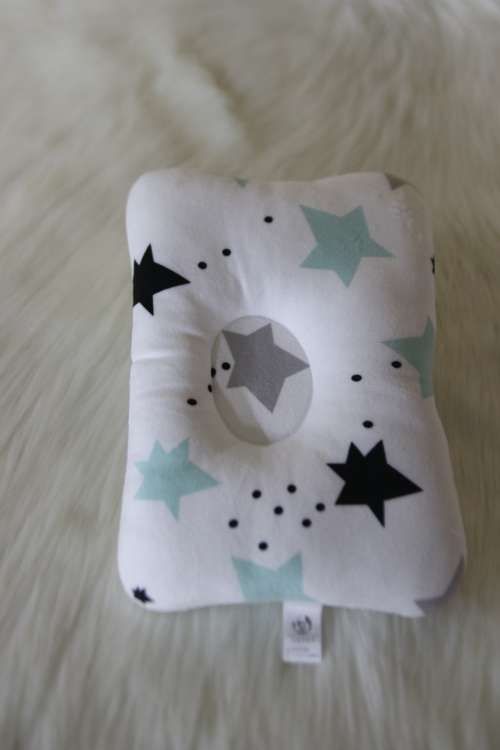 Anti Flat Head Baby Nursing Pillow - White