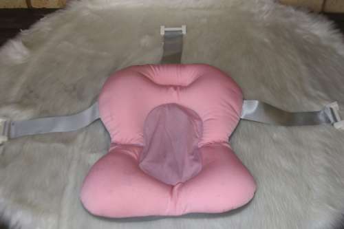 Newborn Safety Bath Support Cushion - Pink