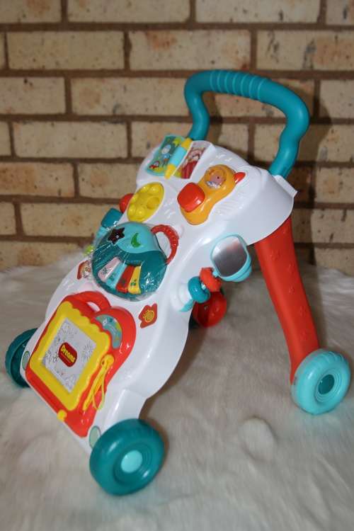 Jack Brown Multifunctional First Steps Baby Walker Toy - Blue