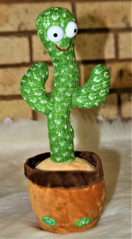 Dancing Cactus Baby Mimicking Recording Music Light Up Baby Interactive Toy