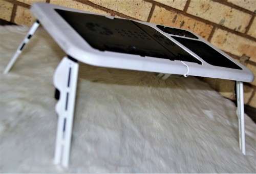 E-Table Laptop Table with USB Cooling Pad