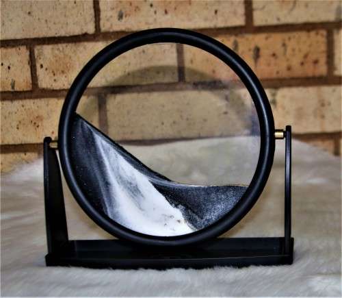 Jack Brown 360 Degree Rotatable Moving Sand Art Hourglass Sandscapes