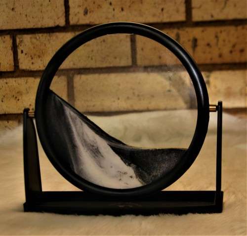 Jack Brown 360 Degree Rotatable Moving Sand Art Hourglass Sandscapes
