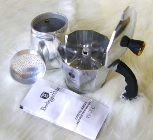 Berlinger Haus 6 Cup Stainless Steel Coffee Maker - moon light