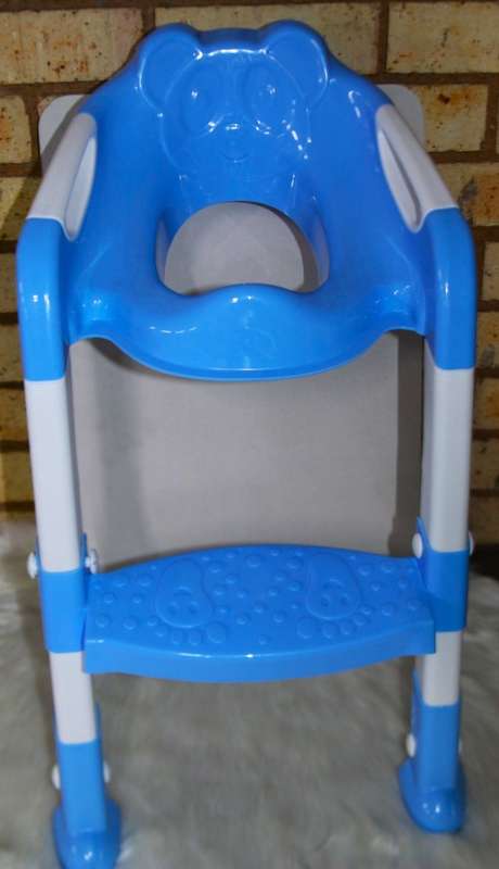 Foldable Baby Toilet Potty Training Seat Ladder - Blue
