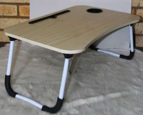 Multi-Functional Standing Laptop Table Stand - Cream