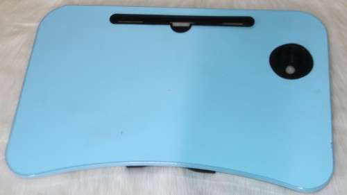Portable Foldable Laptop Stand Desk for Bed & Sofa - Blue