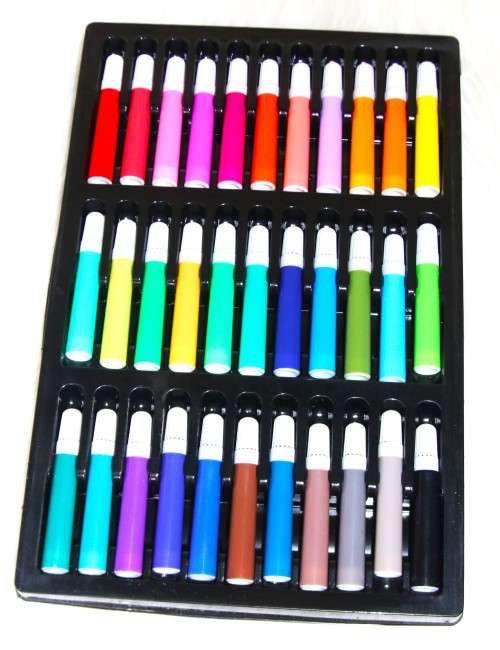 Unicorn Art Set with Aluminum Box for Kids - (145Piece) - blue