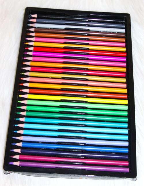 Unicorn Art Set with Aluminum Box for Kids - (145Piece) - blue