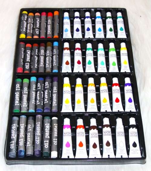 Unicorn Art Set with Aluminum Box for Kids - (145Piece) - blue