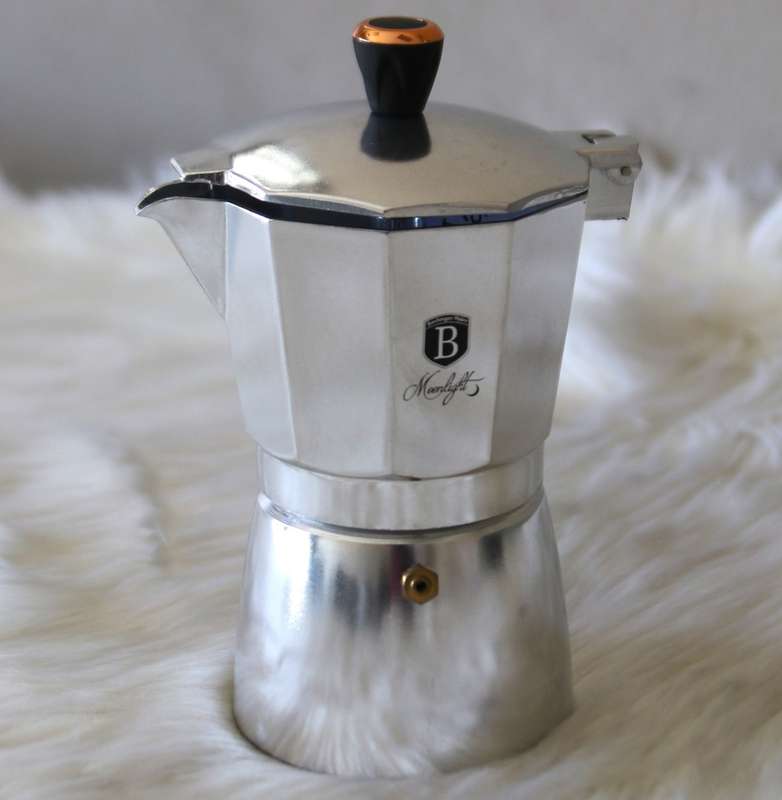 Berlinger Haus 6 Cups Aluminium Coffee Maker - Moonlight Collection