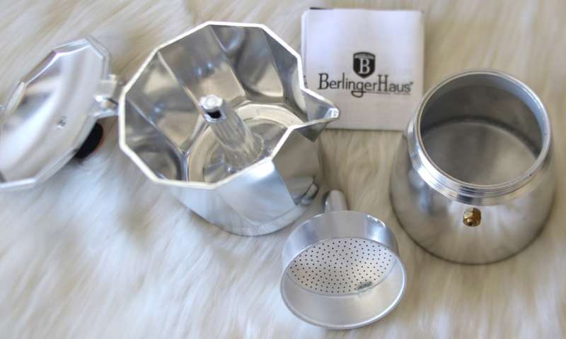 Berlinger Haus 6 Cups Aluminium Coffee Maker - Moonlight Collection