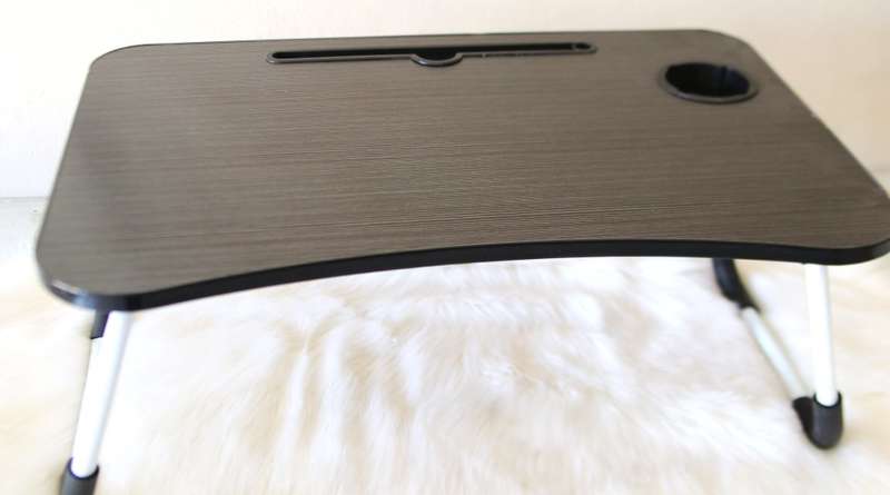 Multi-Functional Standing Laptop Table Stand - Black