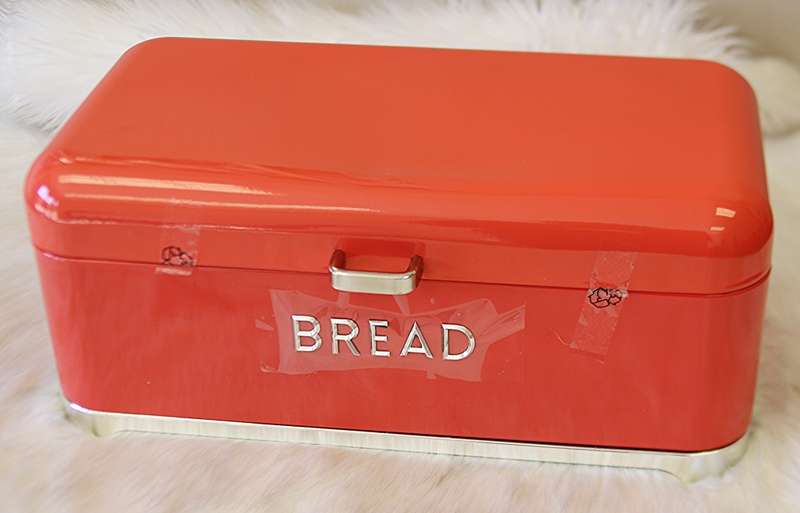 Deluxe edition Breadbin with 3pcs Canister Set - Red