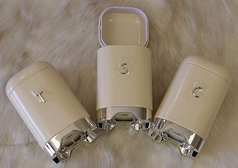 Deluxe Edition Breadbin with 3Pcs Canister Set - Cream