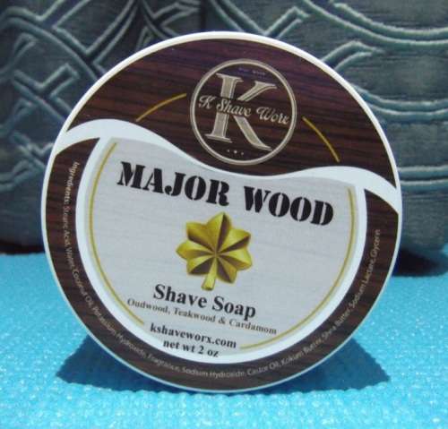 K Shave Worx Major Wood Shave Soap