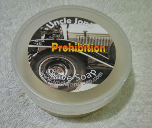 Uncle Jon's Shave Soap - Prohibition