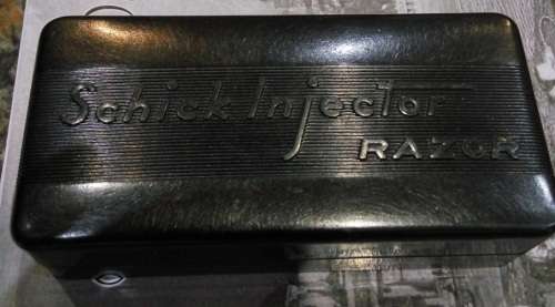 Vintage Schick Injector Razor Type E (Circa 1940, case, free blades)