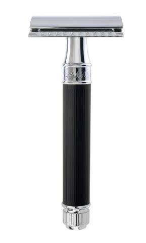 Edwin Jagger DE86-RC Razor (Black Rubber Coated)