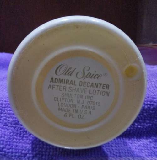 Old Spice Admiral 'Opal' After Shave Decanter (circa 1974)
