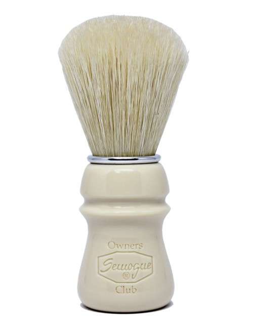 Semogue Owners "Taj" Club Shaving Brush (Boar Bristle, Ivory Resin)