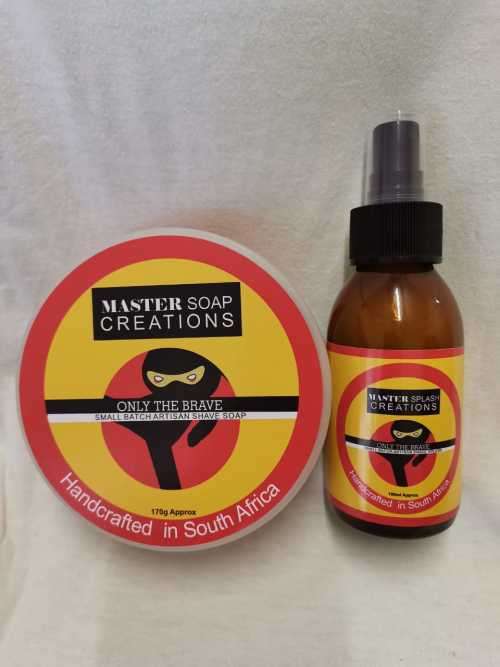 MSC - Only The Brave Shave Soap and Aftershave Bundle