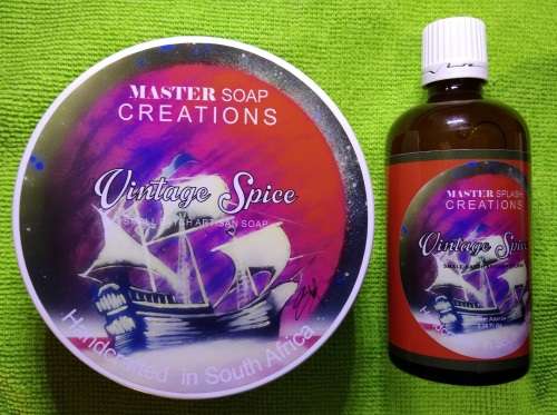 MSC - Vintage Spice Shave Soap and Aftershave Bundle