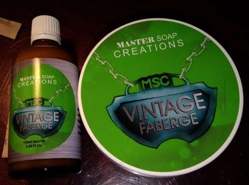 MSC -  Vintage Faberge Shave Soap and Aftershave Bundle
