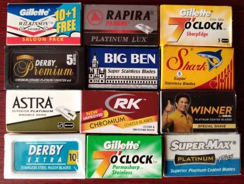 Double Edge Razor Blade Sampler Pack