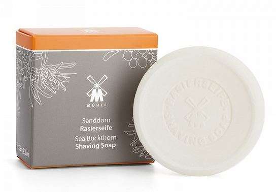 Muhle Shave Soap - Sea Buckthorn (+ Free Metal Bowl)