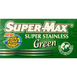 SuperMax Green Double Edge Safety Razor Blades
