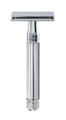 Edwin Jagger DE89 Safety Razor (Knurled Chrome)