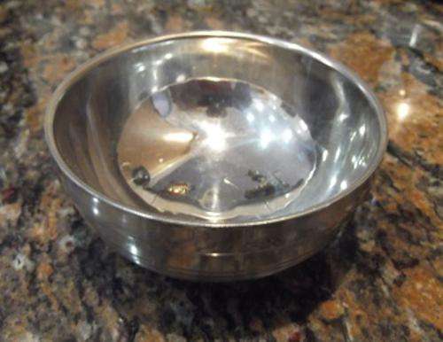 Stainless Steel Shaving Bowl (Double Wall, 11 cm)
