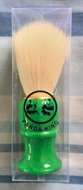 Synthetic Fibre Shaving Brush (Green)
