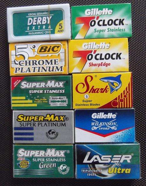 Double Edge Razor Blade Sampler Pack
